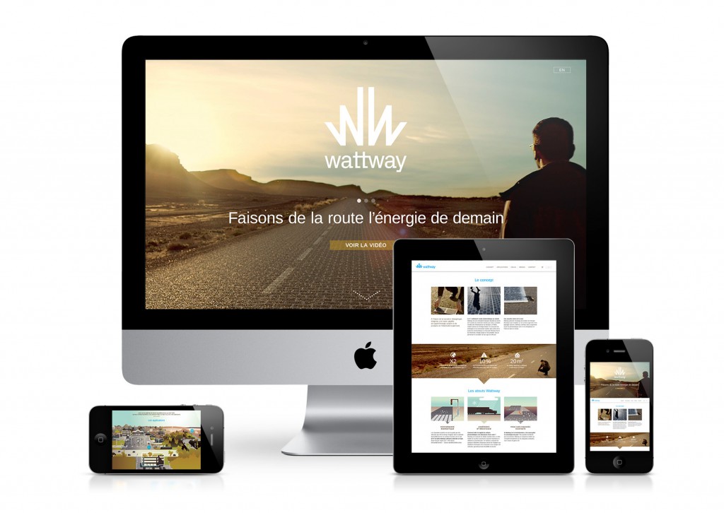 Wattway web mockup fond blanc