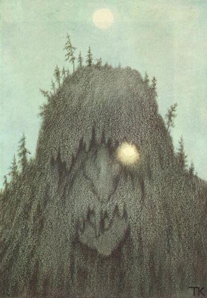 Qu'est-ce que vous écoutez en ce moment ?  - Page 31 417px-Theodor_Kittelsen_-_Skogtroll_1906_Forest_Troll