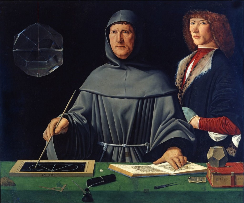 Portrait de Fra Luca Pacioli et d’un jeune homme non-identifié,