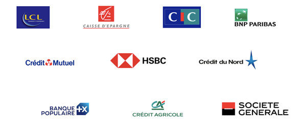 logotype banque traditionnelle